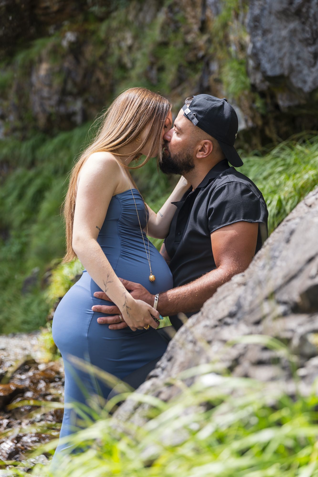 Un baiser contre la roche
